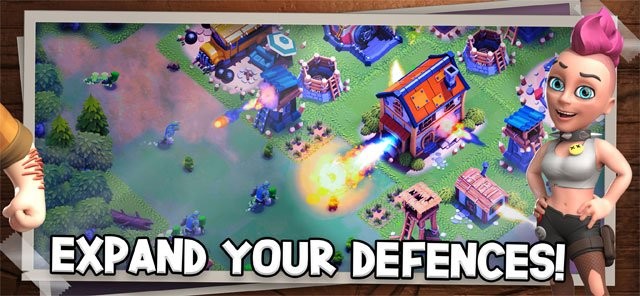 Tăng cường hàng phòng thủ của bạn trong Survival City