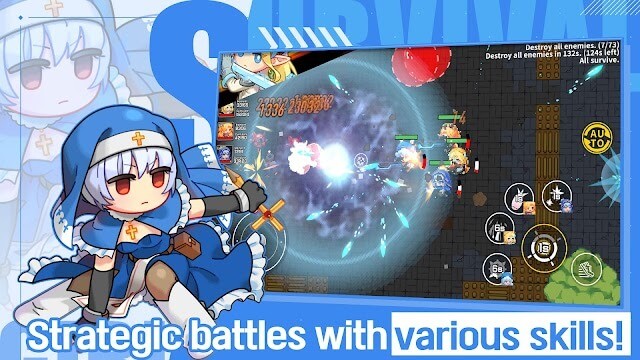 Tham gia những trận đánh chiến lược, sử dụng nhiều kỹ năng khác nhau