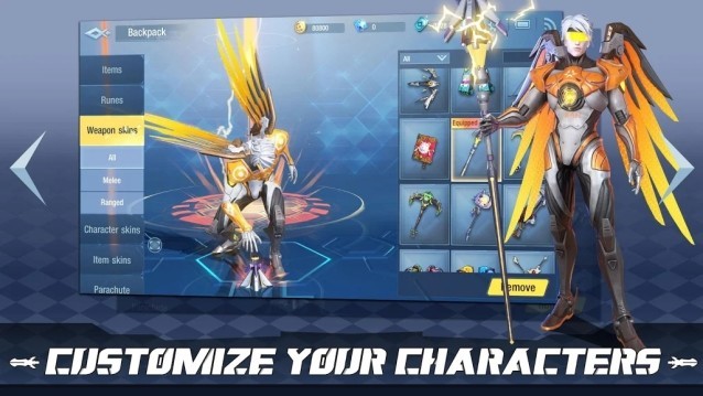 Tùy chỉnh ngoại hình và sức mạnh cho nhân vật của bạn