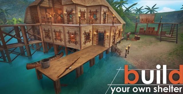 Xây dựng nơi trú ẩn của bạn trong game Survival Island: EVO PRO