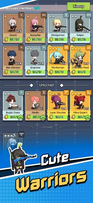 Nhiều chiến binh dễ thương