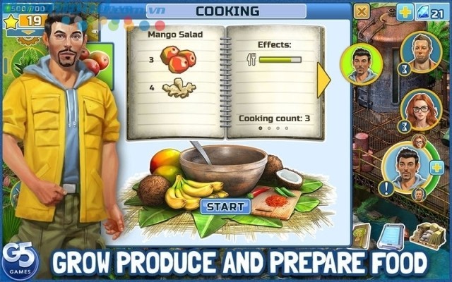 Phát triển sản xuất và chuẩn bị đồ ăn