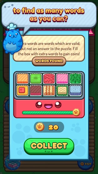 Tìm được nhiều từ nhất có thể