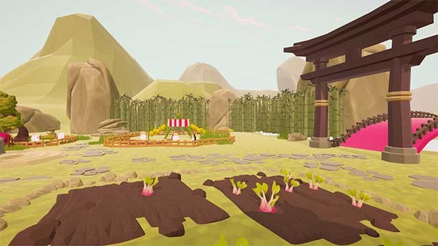 Mở nông trại và thu thập các thành phần làm sushi đặc biệt