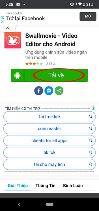 Huong dan cai dat Swallmovie de lam video TikTok 5