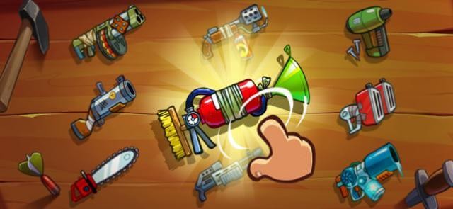 Vô số vũ khí khác nhau cho bạn sử dụng