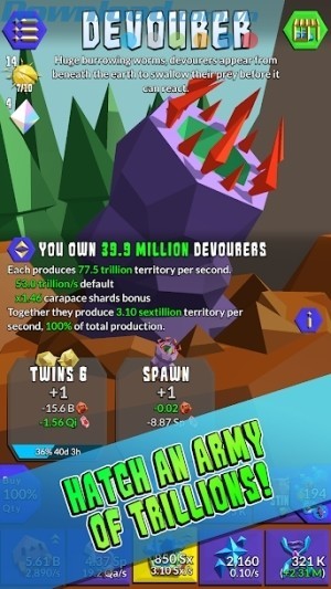 ấp và sản xuất ra vô số côn trùng khác