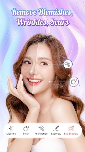 Loại bỏ khuyết điểm trên da, làm mịn và sáng da