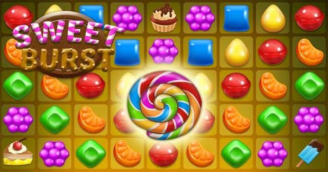 Trải nghiệm những màn chơi match 3 đầy màu sắc trong game Sweet Burst cho Android