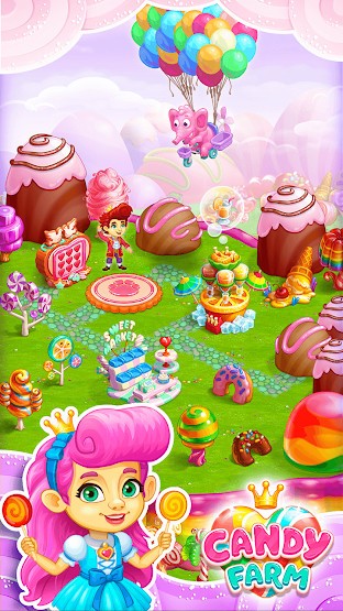 Game nông trại kẹo ngọt ngào Sweet Candy Farm cho Android