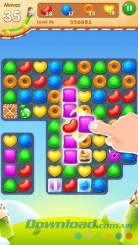 Game nối hình Sweet Candy Fever cho Android