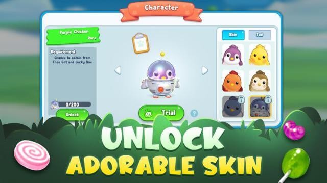 Mở khóa các skin siêu đáng yêu