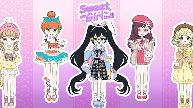 Sweet Girl: Doll Dress Up Game cho bạn thỏa sức thể hiện khả năng phối đồ của mình cho búp bê