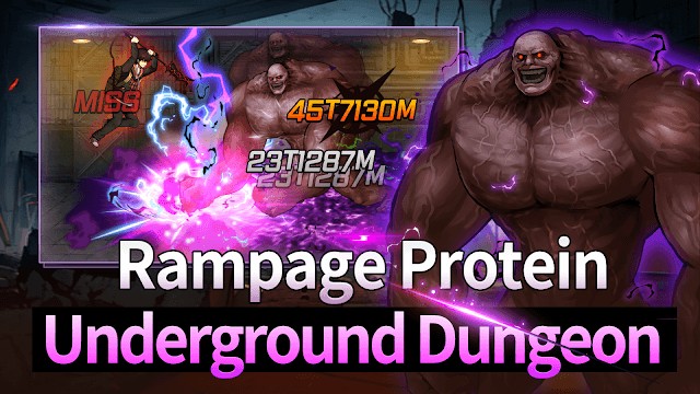 Tham gia trận chiến 1 vs 1 với quái vật Protein cơ bắp khổng lồ và hủy diệt