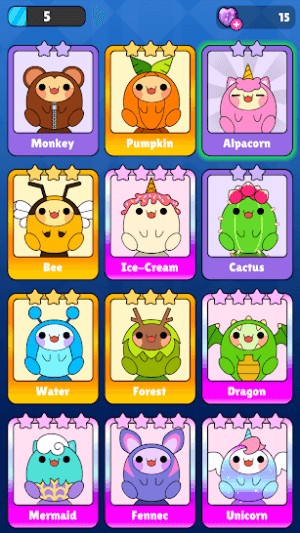 Rất nhiều nhân vật khác nhau cho bạn lựa chọn