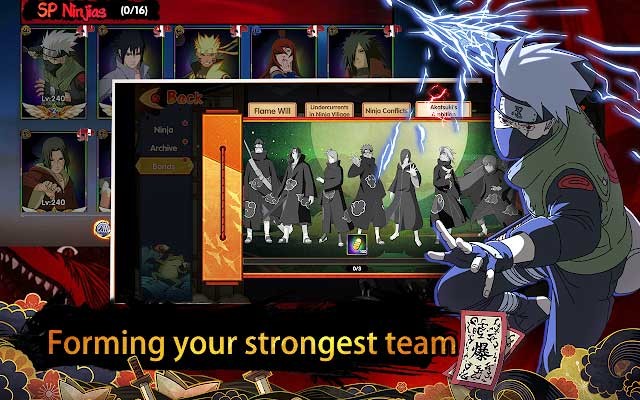 Hình thành đội ninja chiến đấu mạnh mẽ của bạn