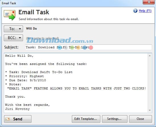 Gửi ghi chú cho bạn bè
