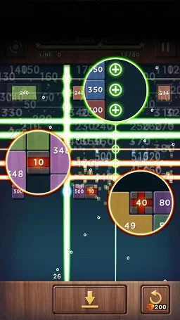 Phá gạch để hoàn thành bàn chơi