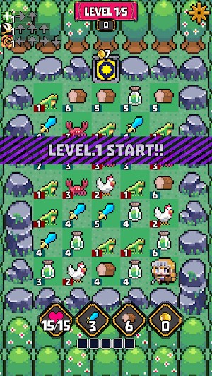 SwipeRogue có đồ họa pixel ấn tượng