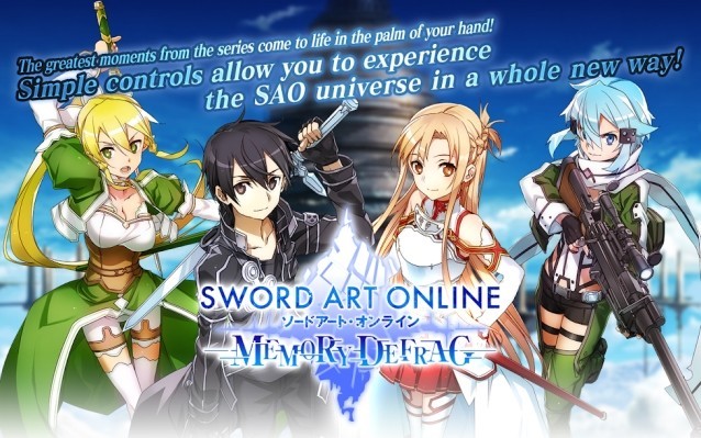 SWORD ART ONLINE:Memory Defrag là một trong những game nhập vai anime của Nhật Bản hay nhất