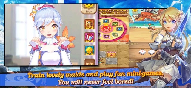 Huấn luyện những người giúp việc dễ thương và chơi mini-game