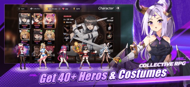 Thu thập hơn 40 anh hùng và trang phục tuyệt đẹp cho họ