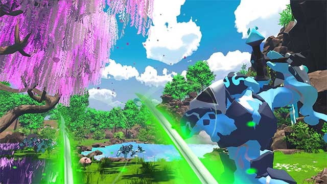 Chiến đấu dựa trên cơ chế vật lý để đánh bại nhiều loại kẻ thù