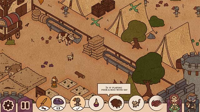 Thu thập các vật phẩm ẩn trong nhiều môi trường khác nhau