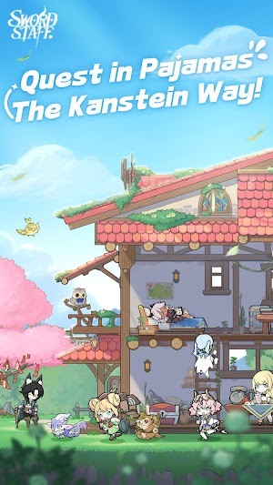 Làm nhiệm vụ ở vùng đất Kanstein đầy sương mù trong game Sword Staff