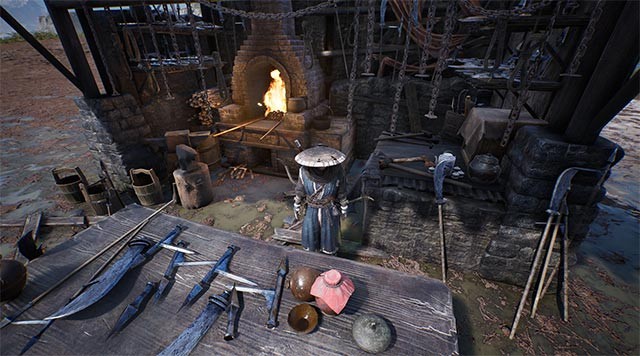 Chế tạo vũ khí và công cụ để chiến đấu cũng như sống sót trong thời tiết khắc nghiệt