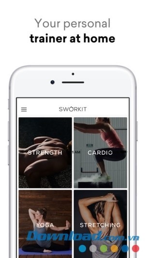 Sworkit là huấn luyện viên tại nhà của bạn