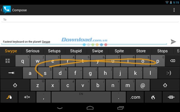 Swype Keyboard Free for Android