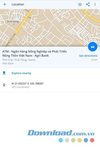 Tra cứu đường đi với GPS Navigation & Maps Sygic