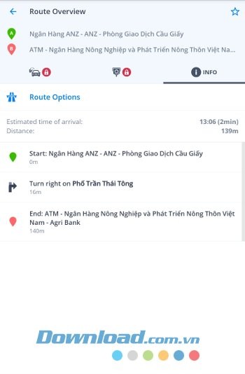 GPS Navigation & Maps Sygic cung cấp thông tin chi tiết