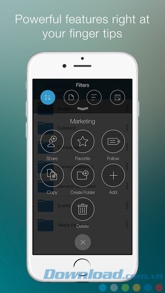 Nhiều tính năng mạnh mẽ