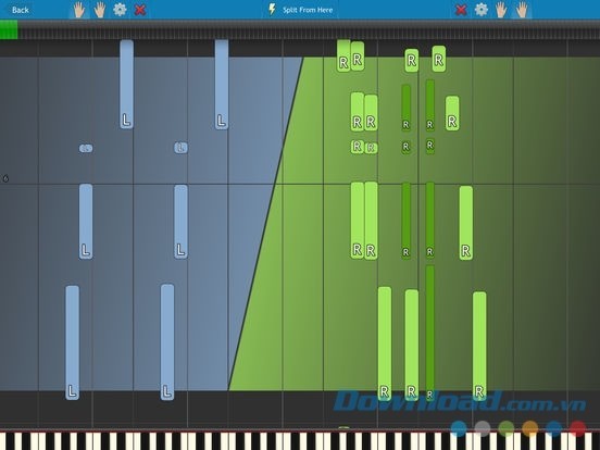 Synthesia cho iOS thiết kế hình ảnh khá đẹp mắt