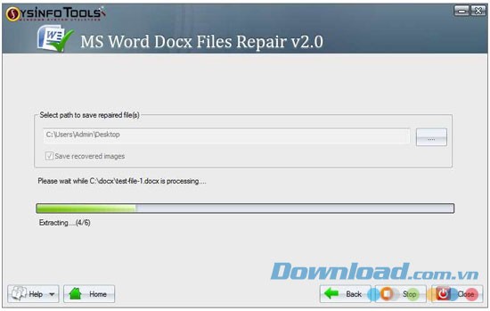 SysInfoTools MS Word Docx File Recovery