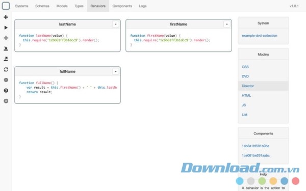 Giao diện System Designer cho Mac