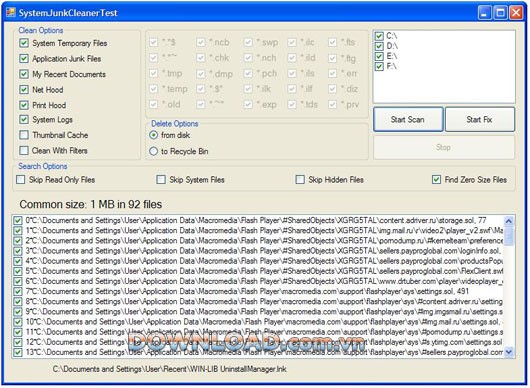 System Junk Cleaner ActiveX