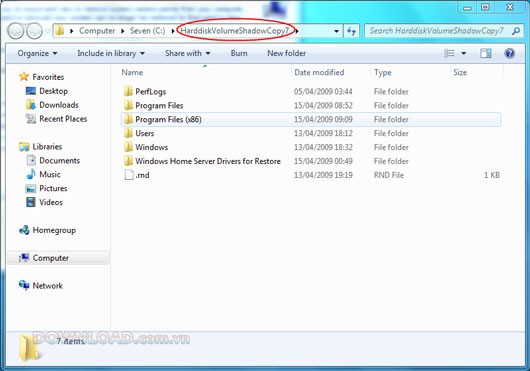 System Restore Explorer
