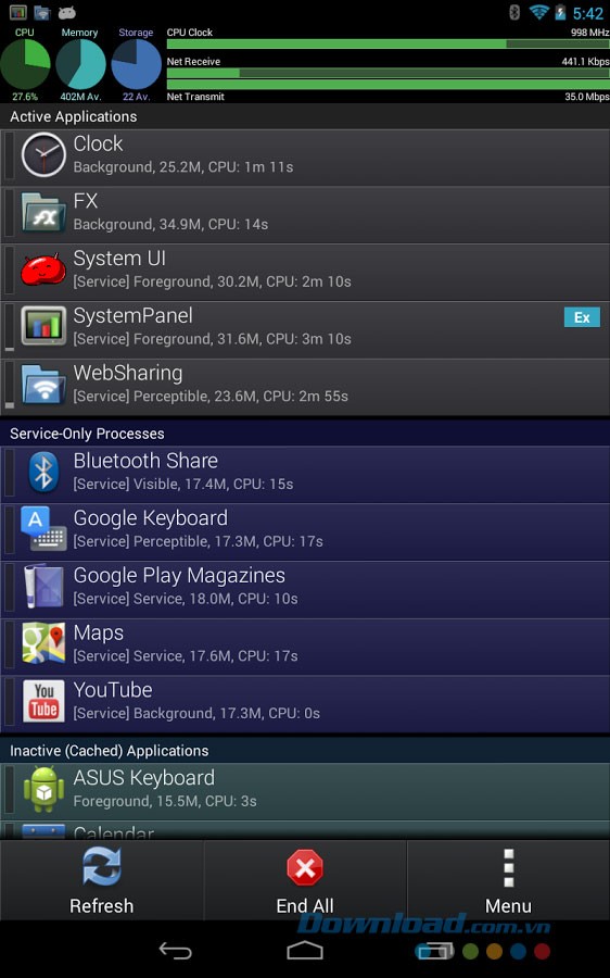SystemPanelLite for Android