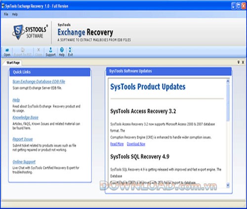 SysTools Exchange Recovery