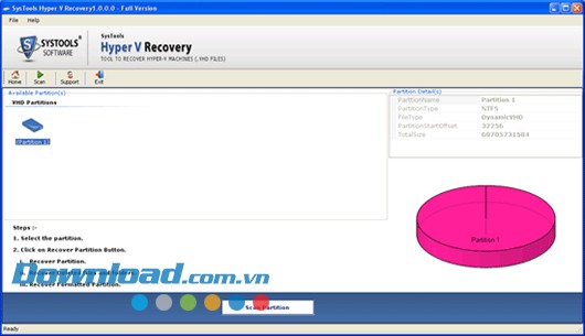 SysTools Hyper-V Recovery