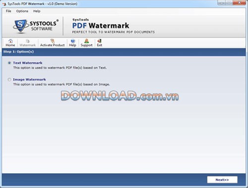 SysTools PDF Watermark
