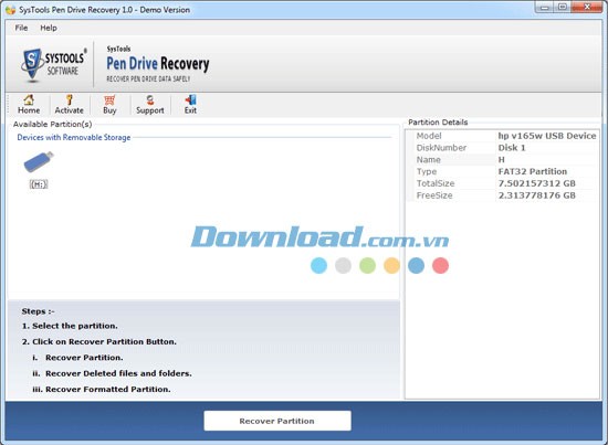 SysTools Pen Drive Recovery