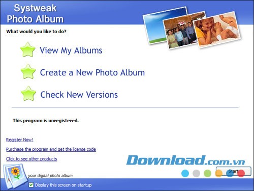 Systweak Photo Album