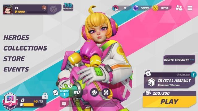 Chọn anh hùng của bạn để bước vào cuộc chiến trong game T3 Arena