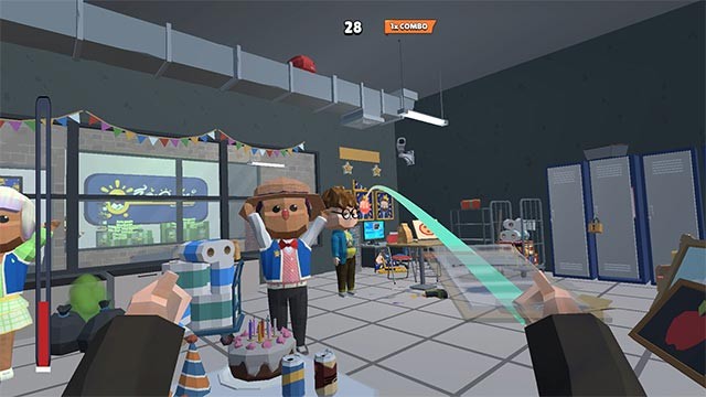 Lật bàn, ném và phá hủy mọi thứ để xả stress trong game Table Flip Simulator