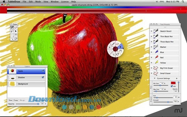 TabletDraw cho Mac