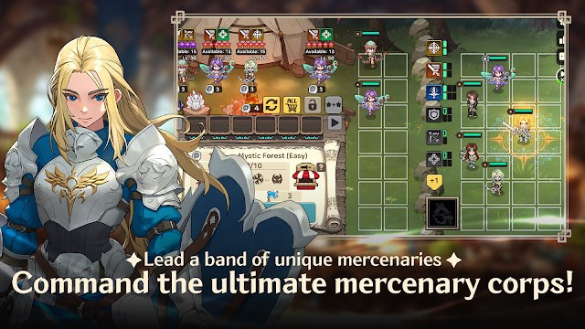 Dẫn dắt đội quân lính đánh thuê mạnh mẽ giành chiến thắng các trận chiến